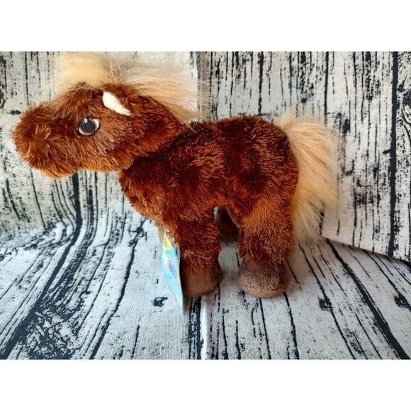 Ganz Webkinz Lil Kinz Horse HS103 Stuffed Animal Brown Pony CUTE unsure on code. - Picture 1 of 9